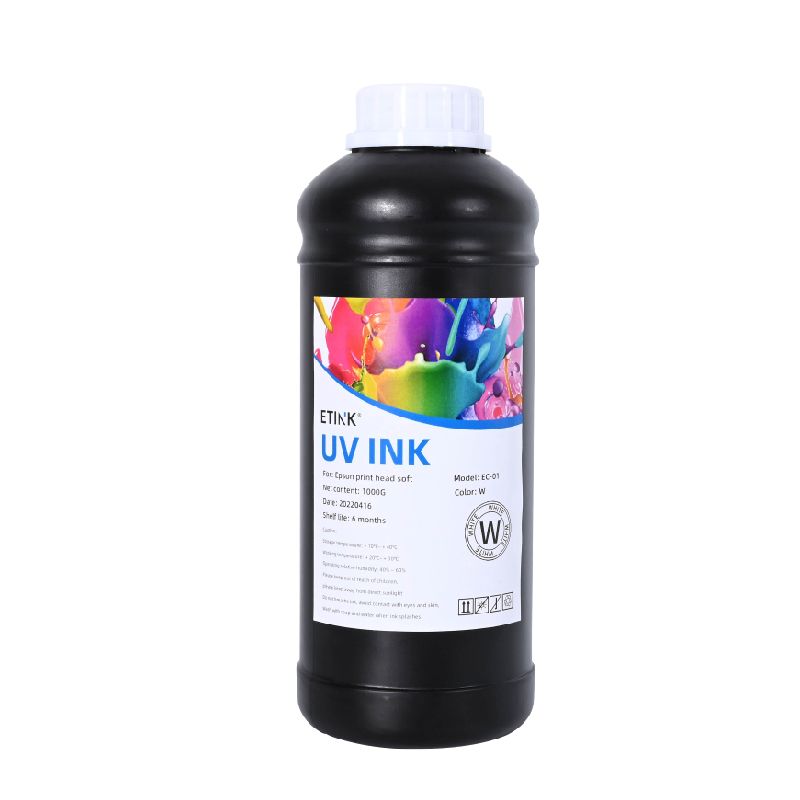 UV-LED-pehmeä muste sopii Epson Print Headiin PVC TPU:n tulostamiseksi